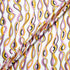 Multi-Coloured Abstract Patterned Silk Twill