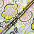 Multi-Coloured Retro Floral Printed Pure Silk Twill