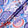 Purple Retro Floral Printed Pure Silk Twill