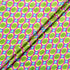 Green Geometric Printed Fuchsia Silk Jacquard