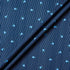 White Striped Floral Printed Midnight Superfine Cotton