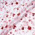 Deep Red Floral Printed White Pure Cotton