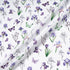 Purple & Green Butterfly & Floral Printed Pure Cotton