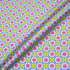Lilac Floral Geometric Printed Pure Cotton