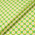 Geometric Floral Printed Yellow Pure Cotton