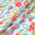 Bold Floral Printed Soft Blue Linen