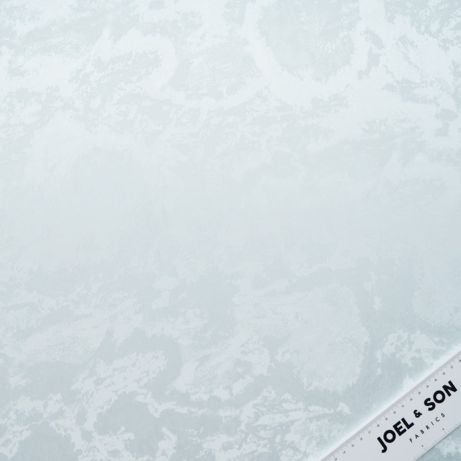 Pale Blue Viscose Marble Jacquard