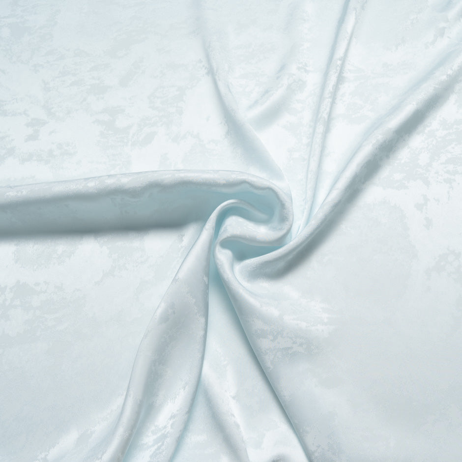 Pale Blue Viscose Marble Jacquard