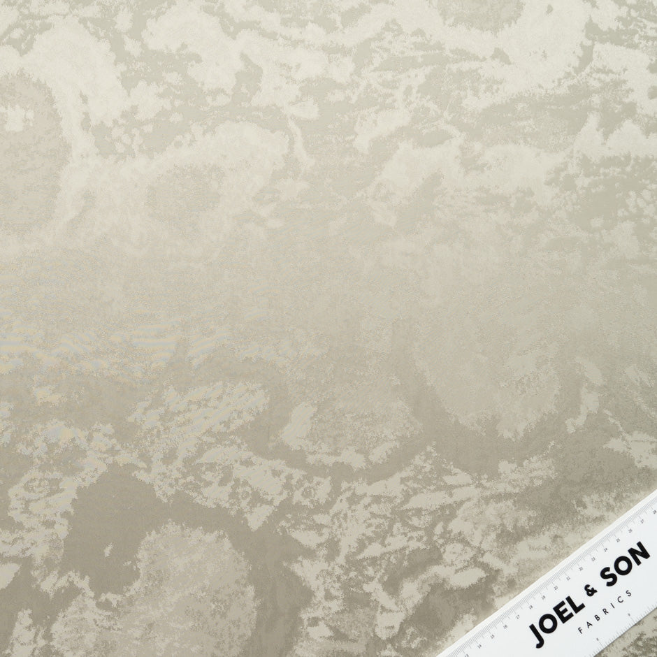 Soft Taupe Viscose Marble Jacquard
