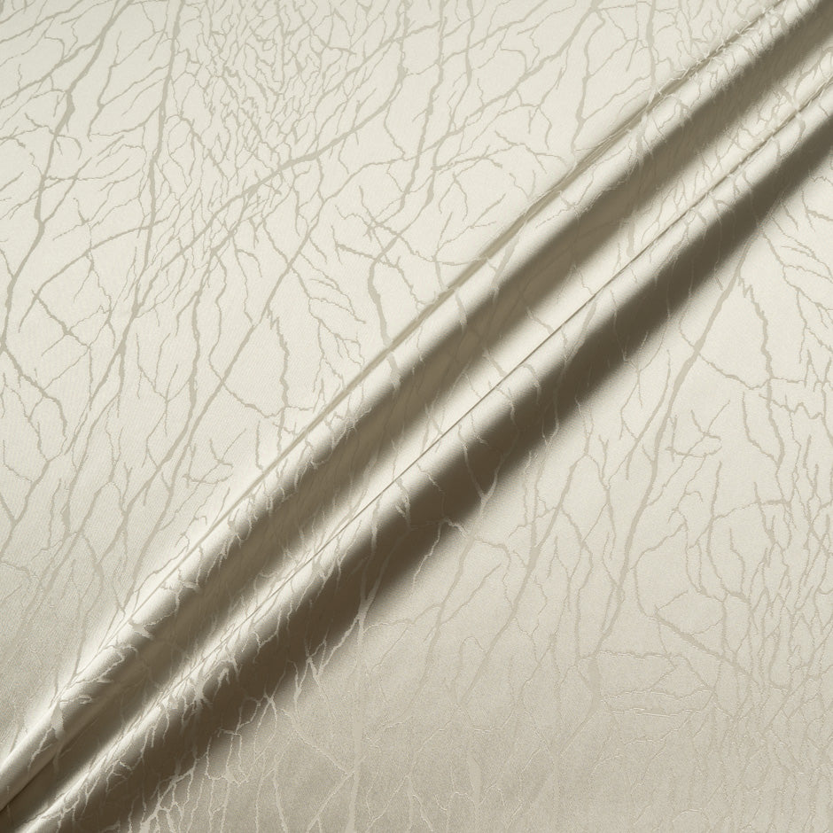 Taupe Viscose 'Vein' Jacquard