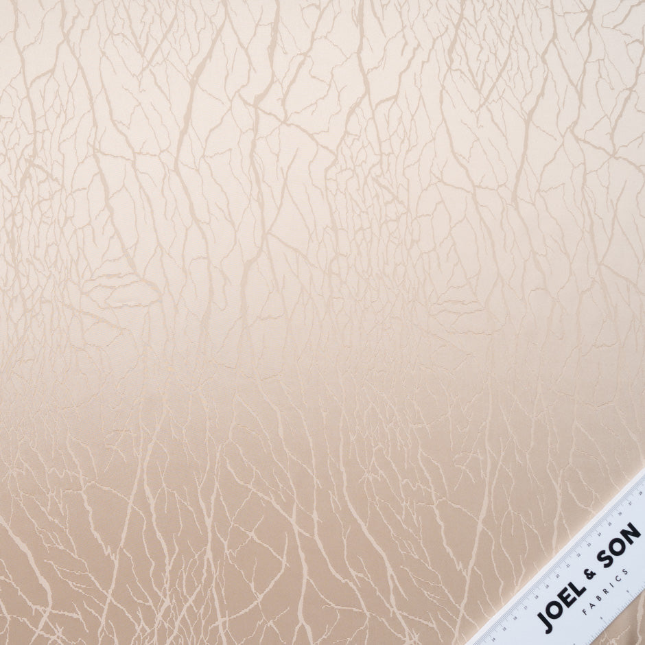 Nude Viscose 'Vein' Jacquard