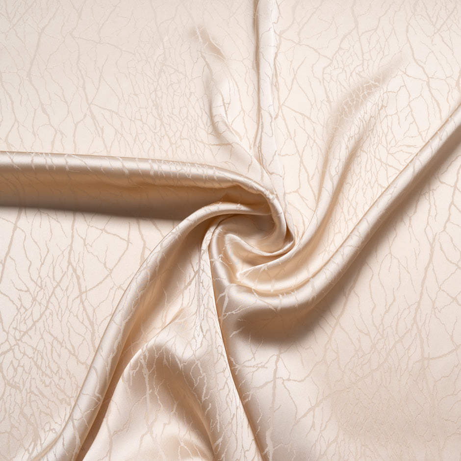 Nude Viscose 'Vein' Jacquard