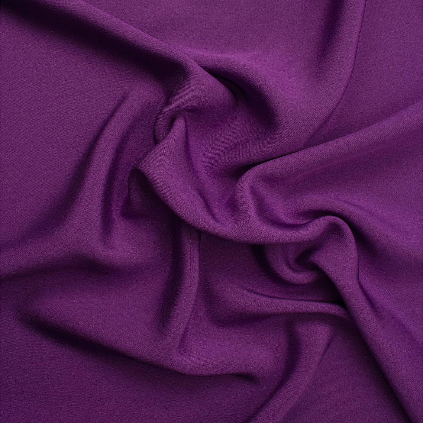 Rich Violet Silk Marocain Crêpe
