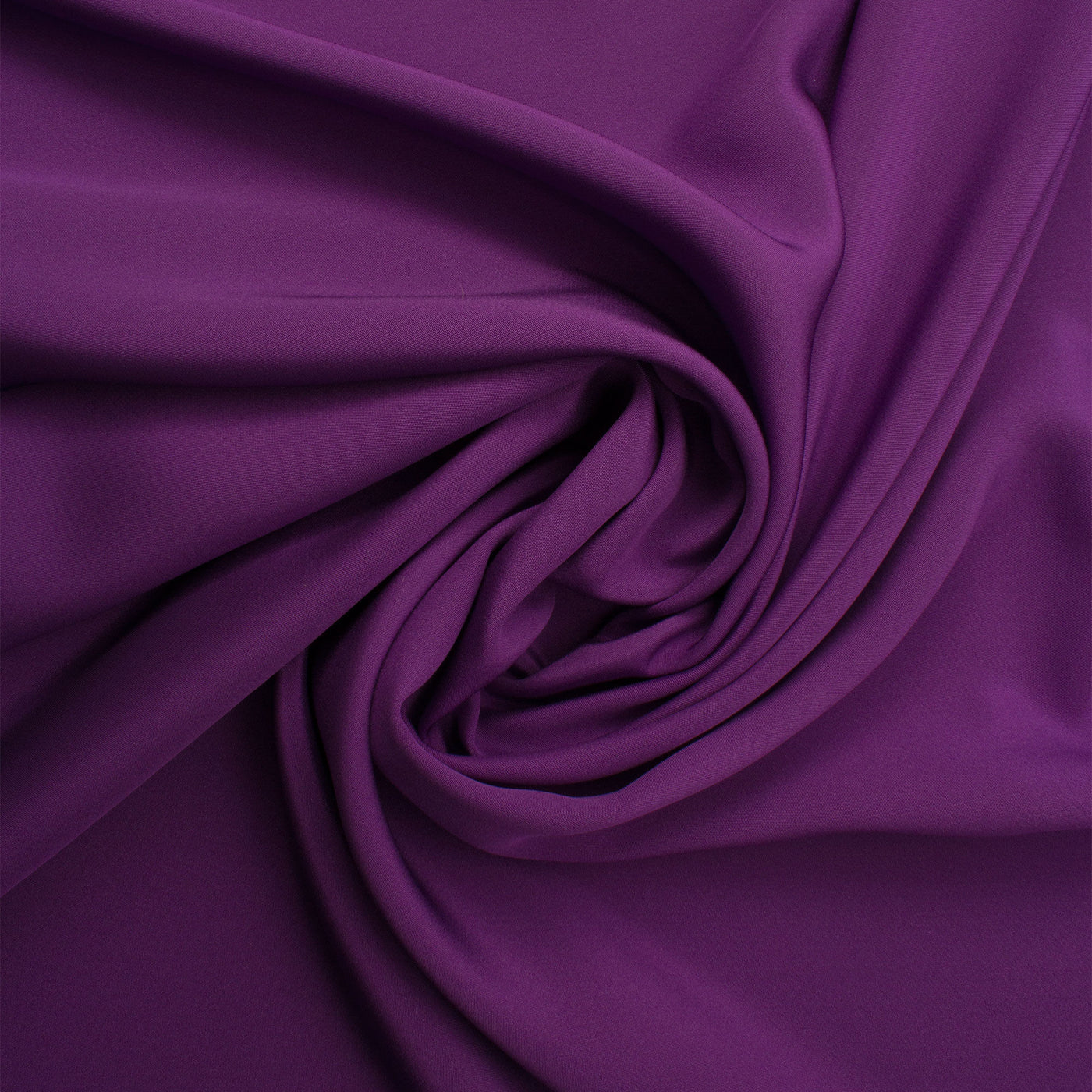 Rich Violet Silk Marocain Crêpe