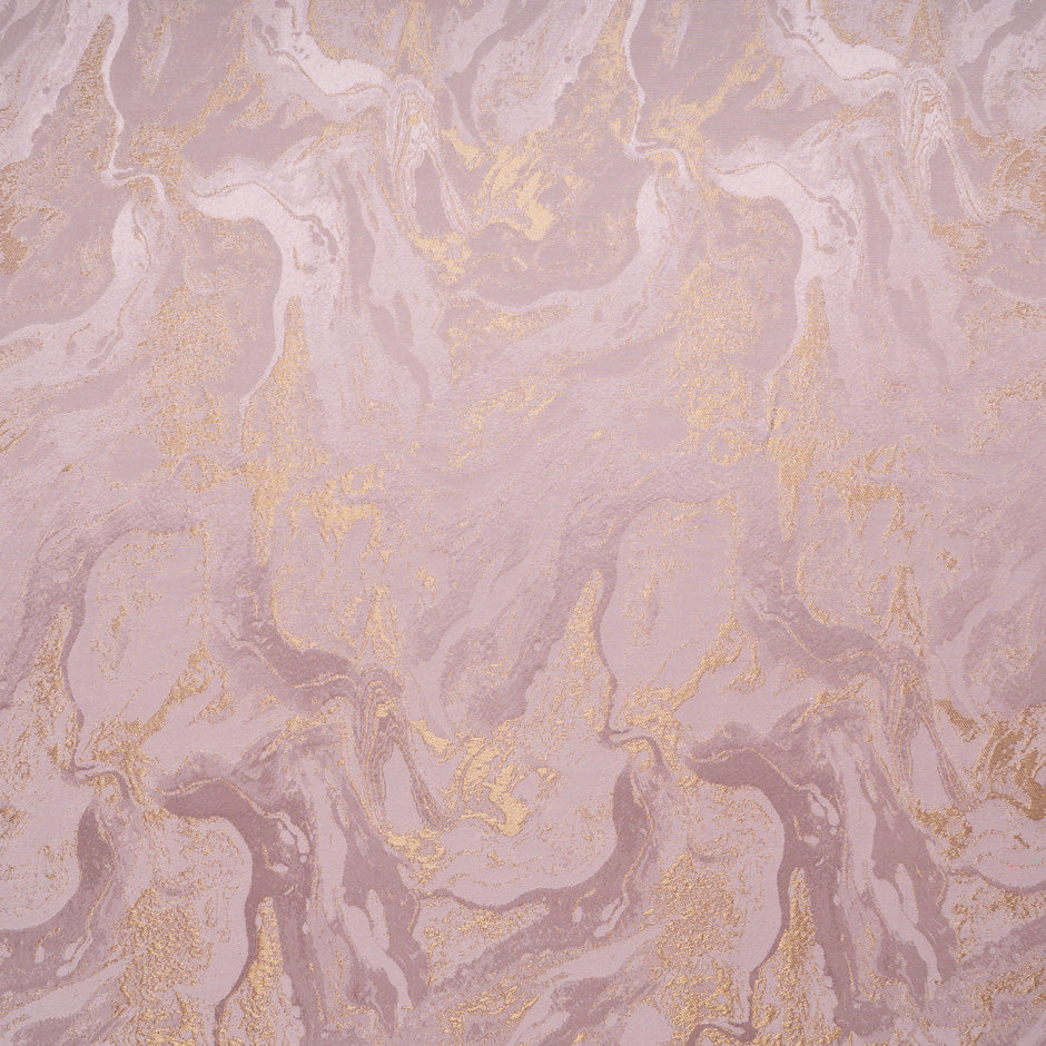 Dusty Pink Viscose Blend Floral Jacquard