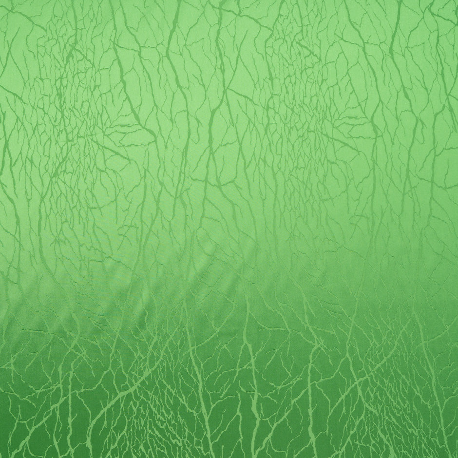 Apple Green Viscose 'Vein' Jacquard