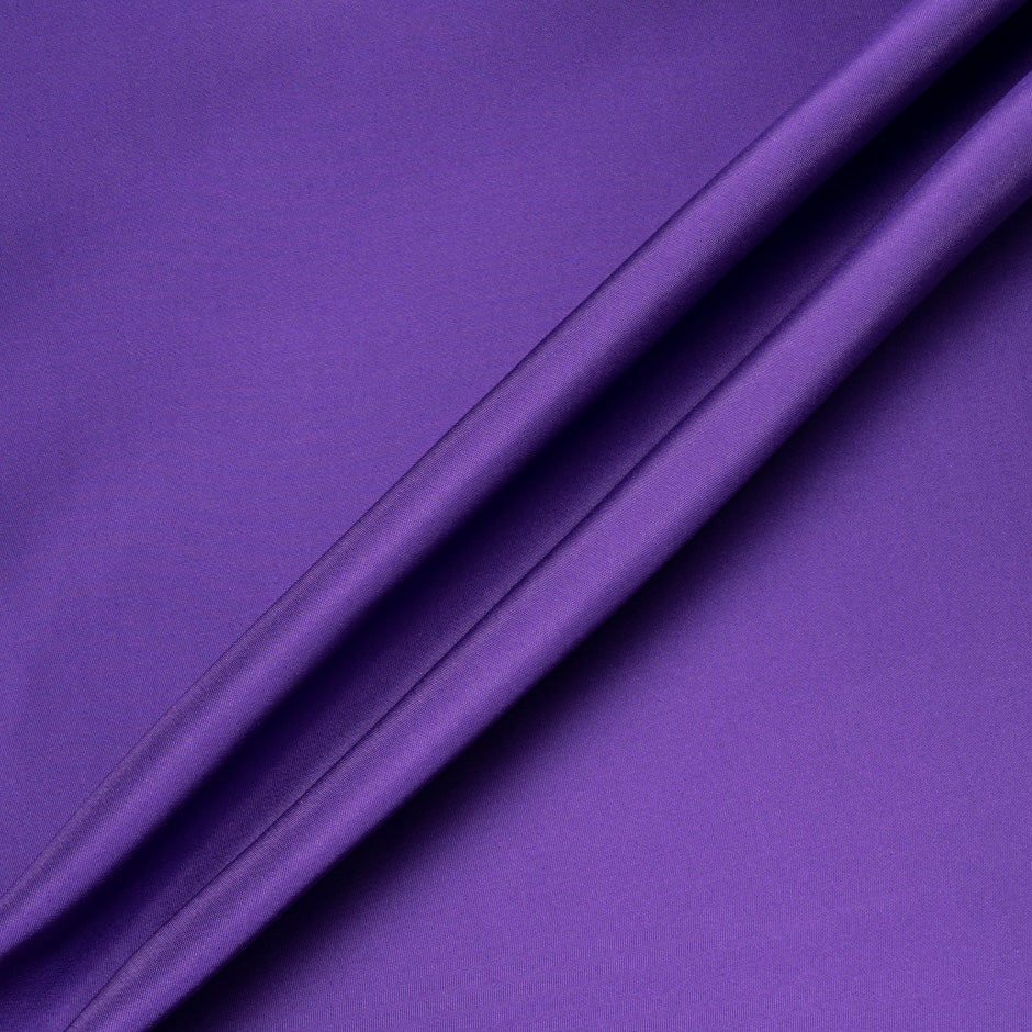 Rich Purple Double Silk Gazar