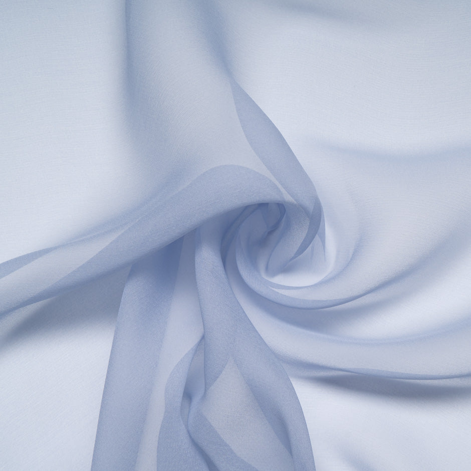 Sky Blue Silk Gazar