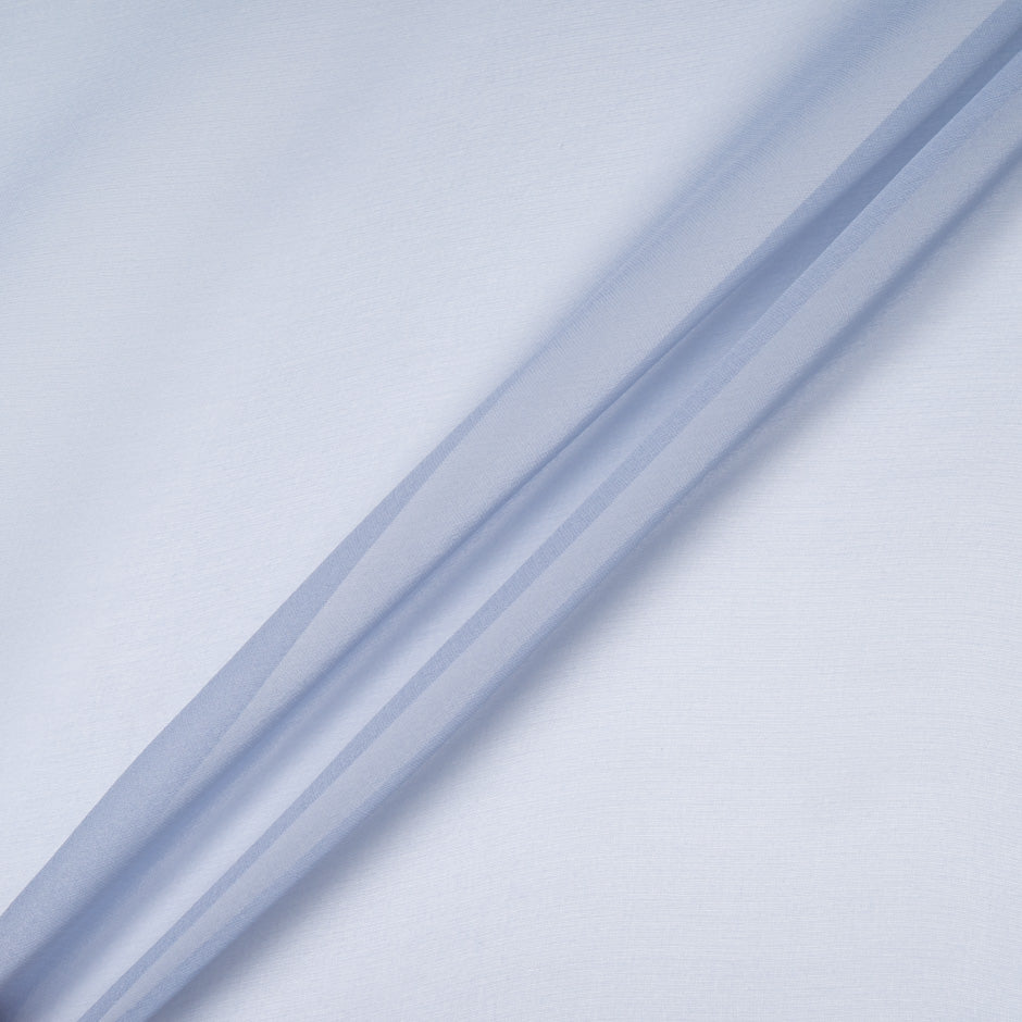 Sky Blue Silk Gazar