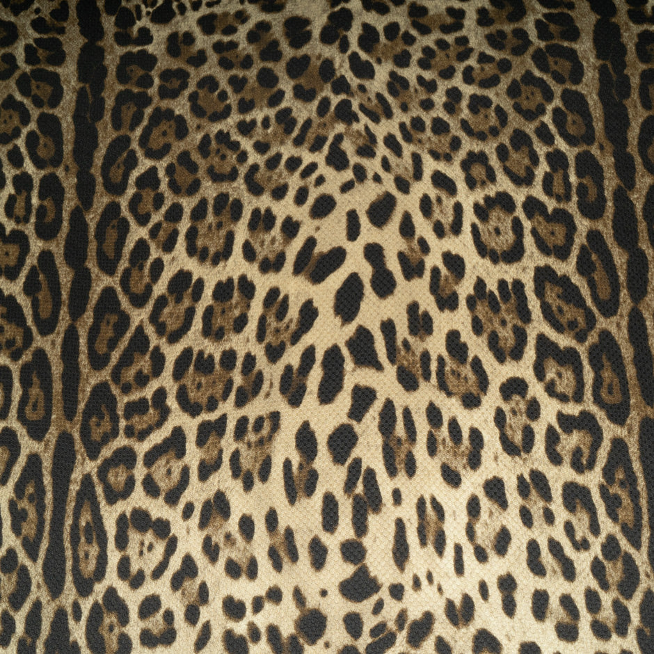 Animal Printed Silk Jacquard