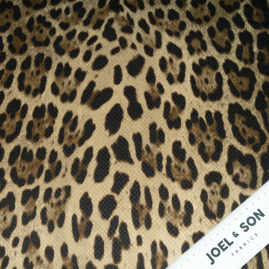 Animal Printed Silk Jacquard