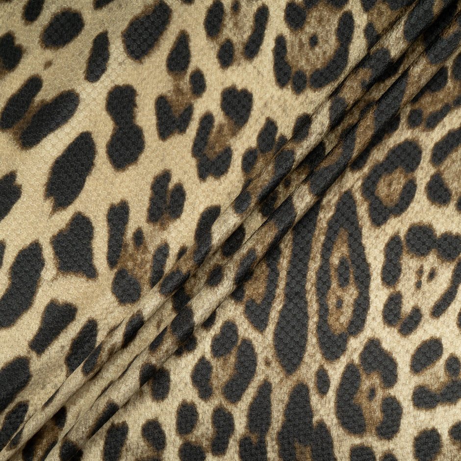 Animal Printed Silk Jacquard