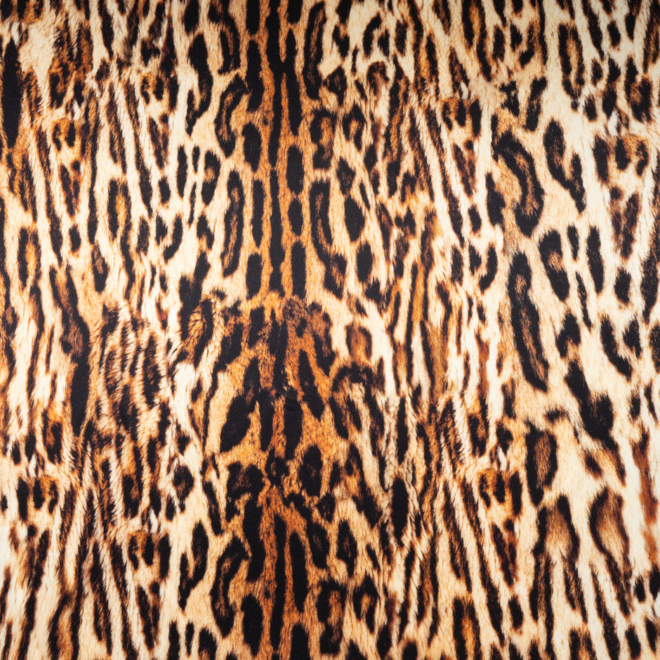 Animal Printed Stretch Silk
