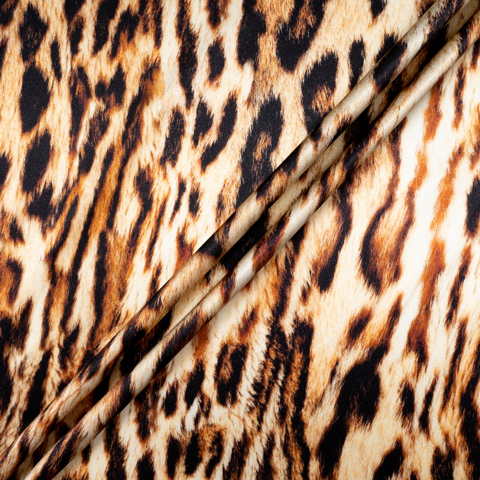 Animal Printed Stretch Silk