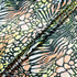 Multi-Coloured Abstract Printed Pure Silk Satin