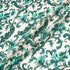 Two-Tone Green Floral Printed Pure Linen