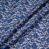 Royal Blue Floral & Lace Printed Pure Linen