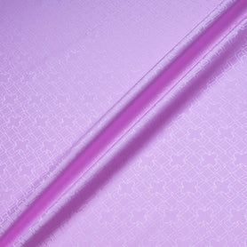 Rich Lilac Geo Jacquard Pure Silk