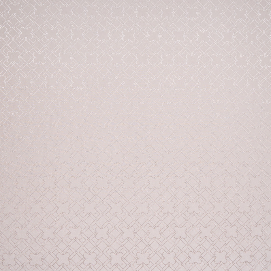 Blush Geo Jacquard Pure Silk