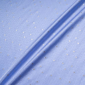 Metallic Jacquard Lavender Geo Pure Silk