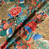 Peacock Printed Metallic Cotton