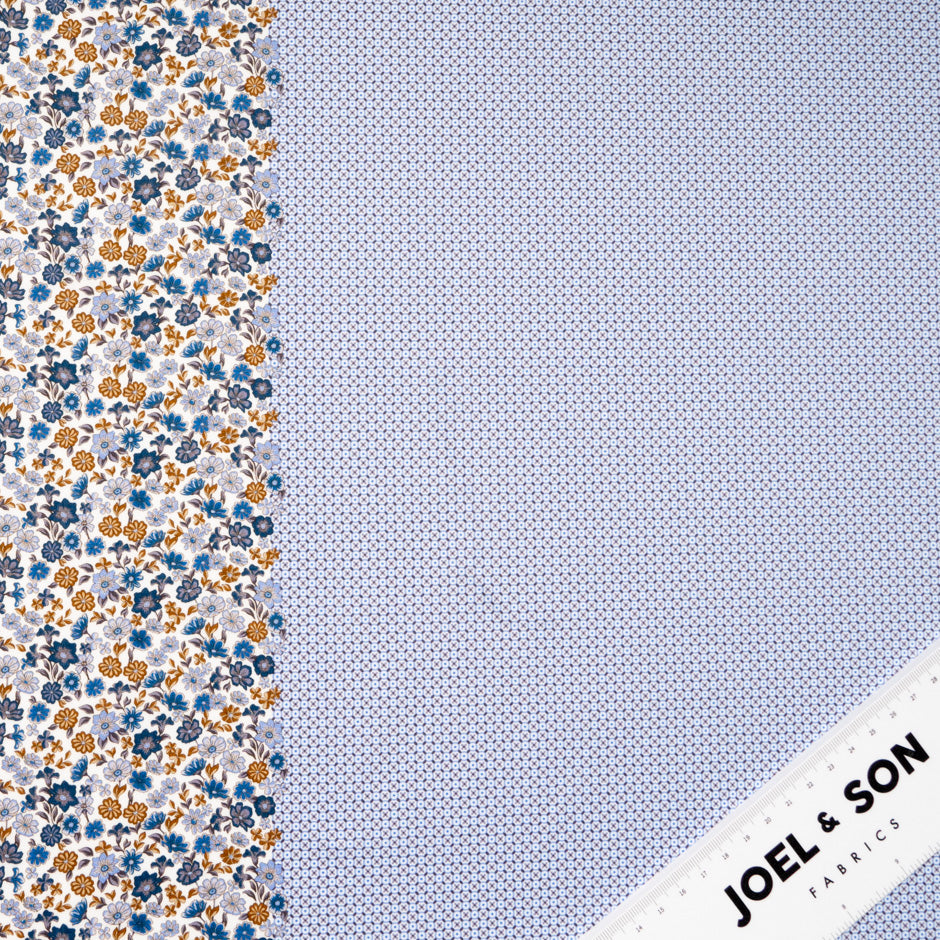 Floral & Geo Double Printed Superfine Cotton