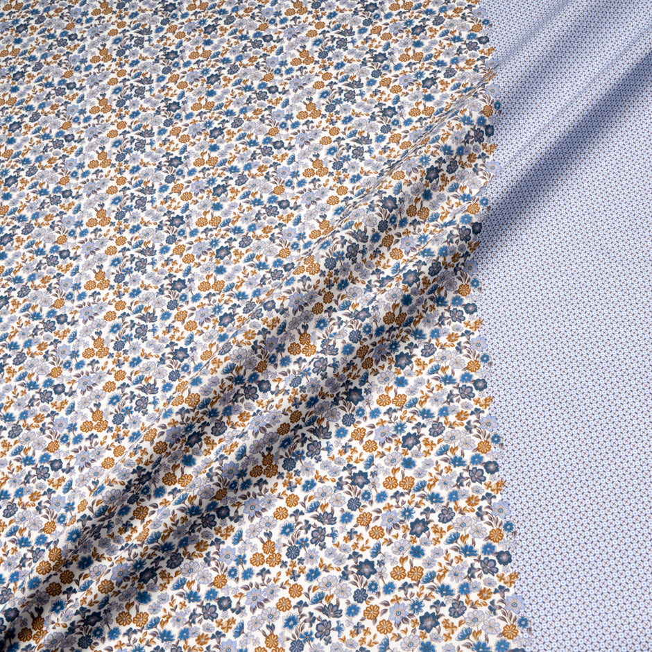 Floral & Geo Double Printed Superfine Cotton
