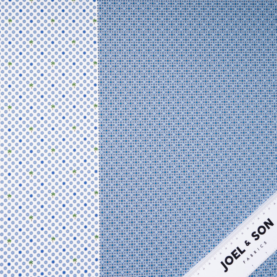 Geometric Double Printed Superfine Cotton