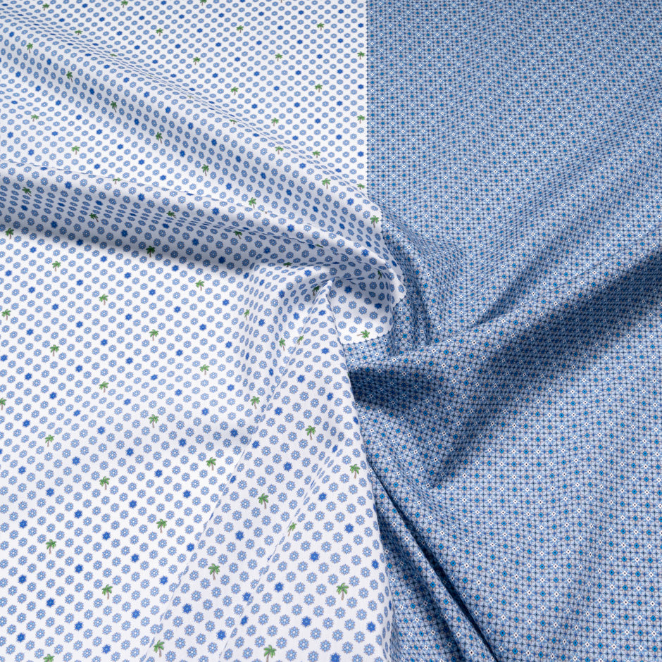 Geometric Double Printed Superfine Cotton