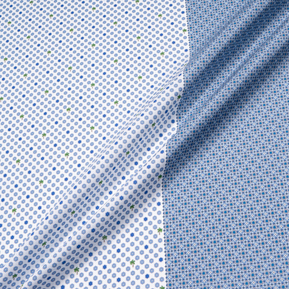 Geometric Double Printed Superfine Cotton