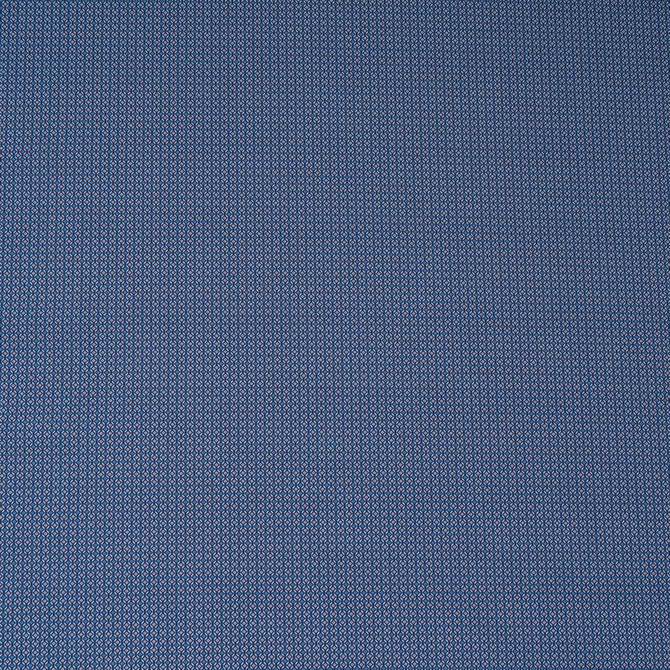 Blue Two-Tone Geo Double Printed Superfine Cotton