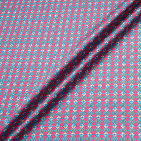 Multi-Coloured Geometric Printed Raso Cotton
