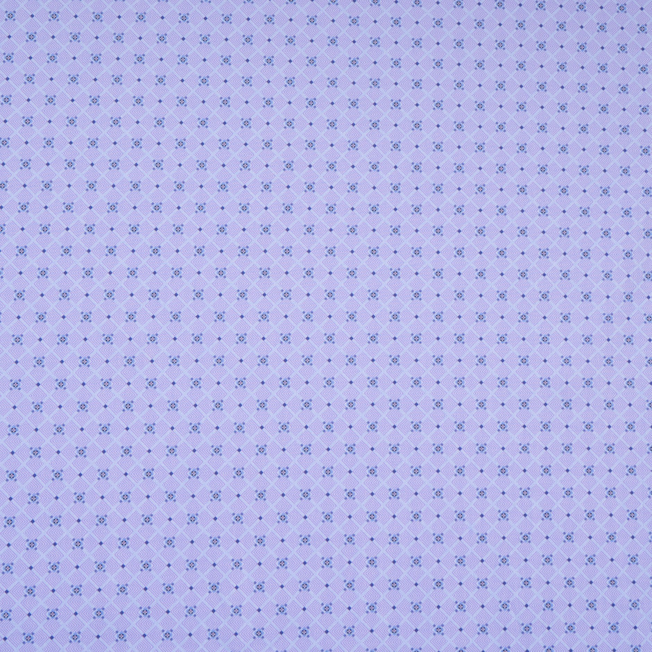 Geometric Printed Lavender Luxury Cotton