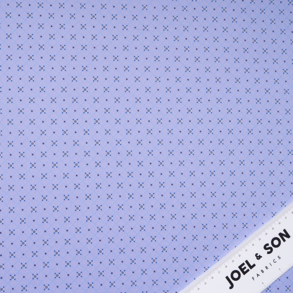 Geometric Printed Lavender Luxury Cotton