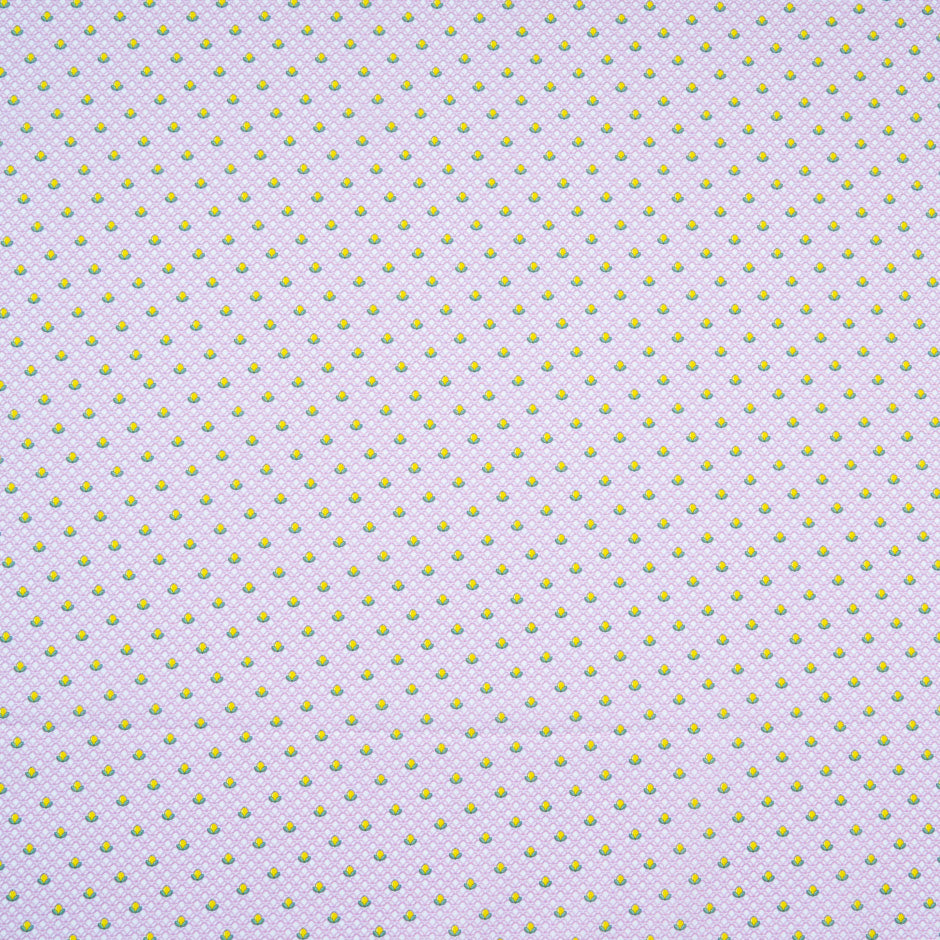 Geometric Printed Baby Pink Luxury Cotton