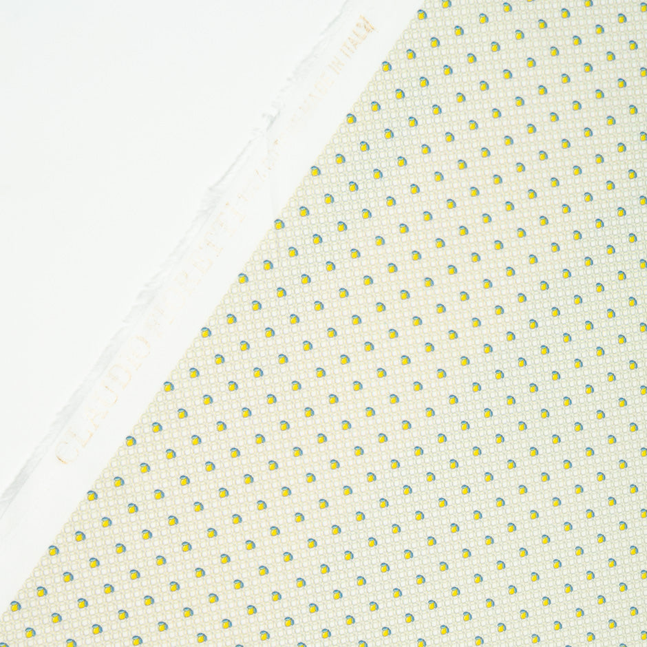 Geo Printed Lime & Apple Green Luxury Cotton