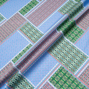 Geometric Patchwork Printed Dani Maki Pure Cotton