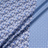 Blue Geo Double Printed Superfine Cotton