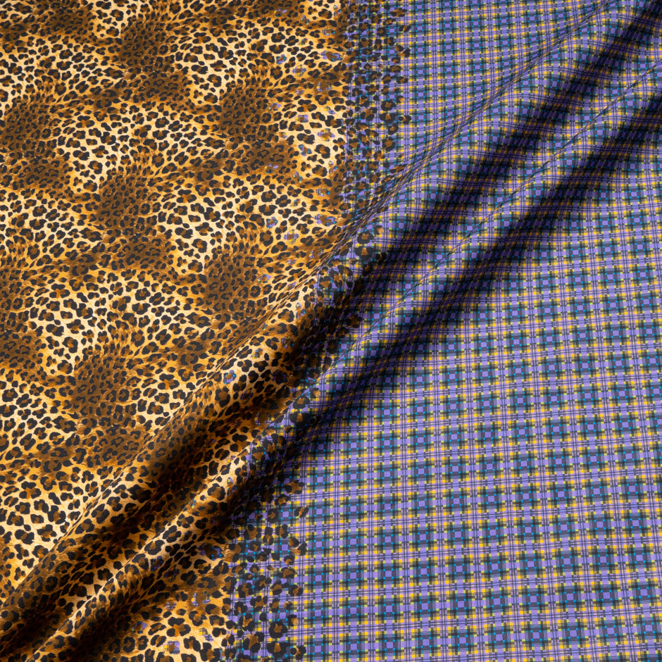 Check & Animal Double Printed Superfine Cotton