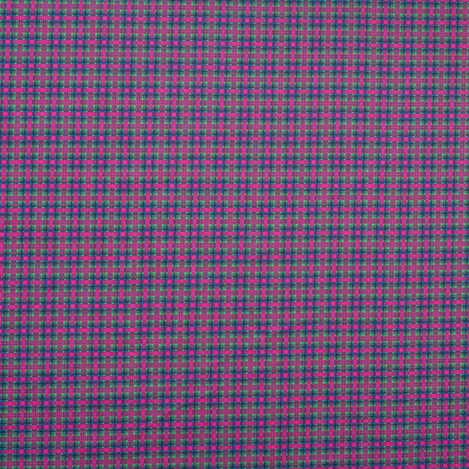 Animal & Check Double Printed Superfine Cotton